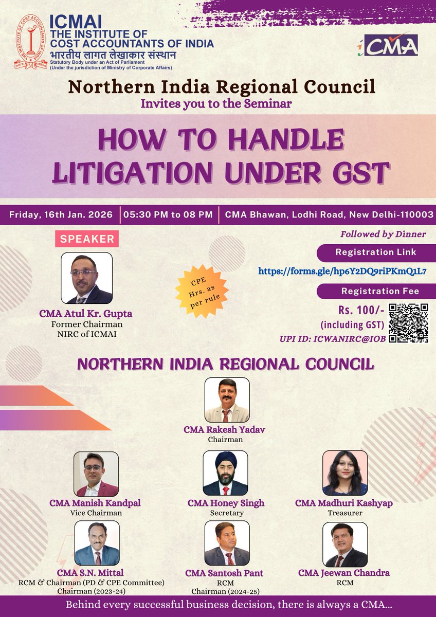 NIRC OF ICMAI tweet media