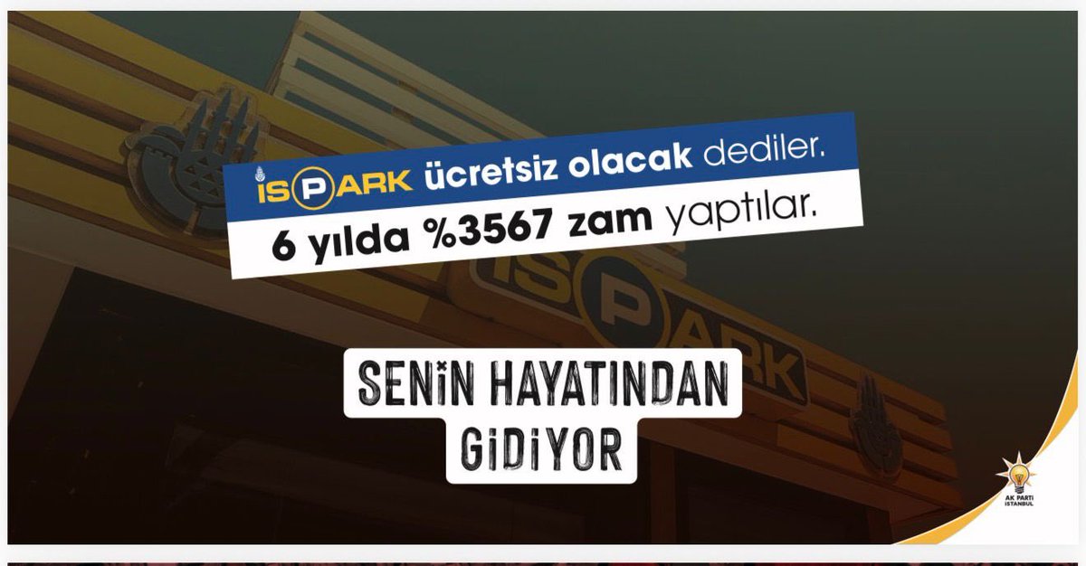 Uzun zamandır gördüğüm en hedef odaklı kampanya! Ak Parti’nin ‘Senin Hayatından Gidiyor’ sloganı ile hazırladığı afişler doğrudan vatandaşla konuşuyor, İstanbul’u Ekrem İmamoğlu ve İBB davaları parantezinden çıkarıyor. Son derece akıllıca…