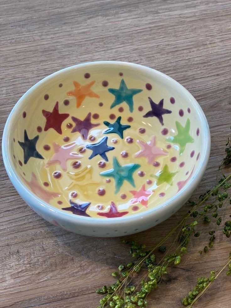 300moods's tweet image. stars ceramic bowl