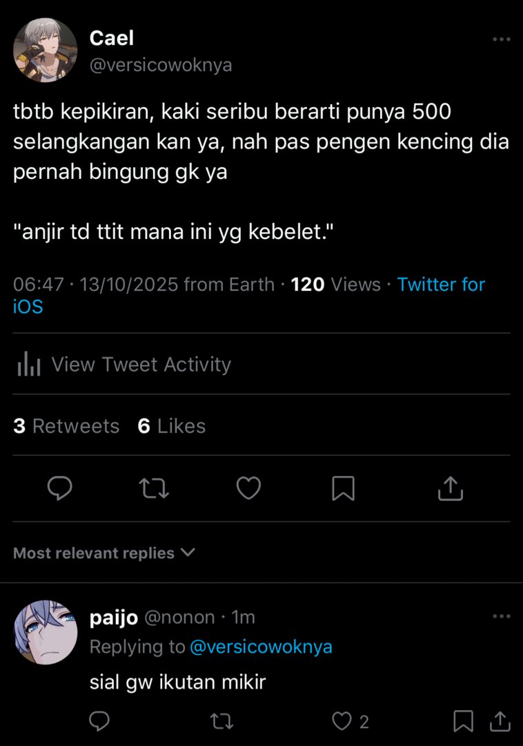 pompomfess's tweet image. pomfic! onetweet 

iya juga 🤔