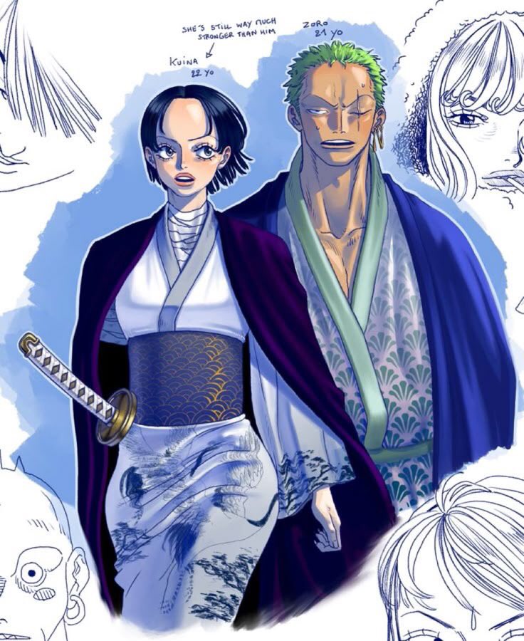 oshoma33's tweet photo. I wouldn’t actually hate it if Kuina was WSS and still Zoro’s goal instead of Mihawk. https://t.co/It4PlZmf6G