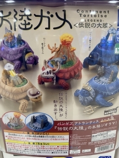 ガシャココヒタチエ入荷商品！ #大陸ガメ 伝説の大陸が動き出す