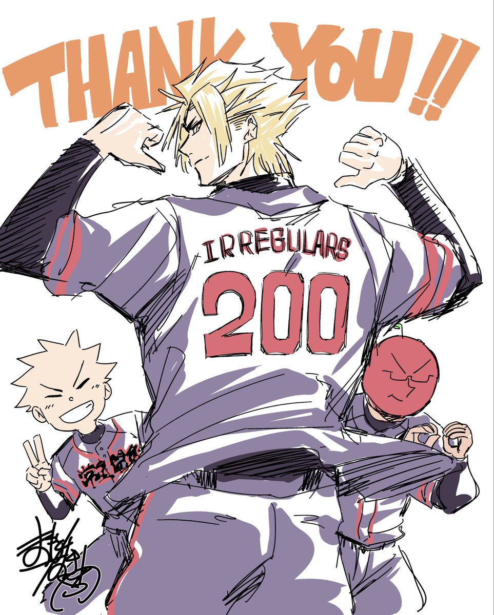 イレギュラーズ200話到達！！🎉すごい！！嬉しい！！！これだけの話数を描けて来れたのも一重に読者の皆様のおかげです。

いつもありがとうございます！
これからのイレギュラーズもよろしくお願いします！🔥