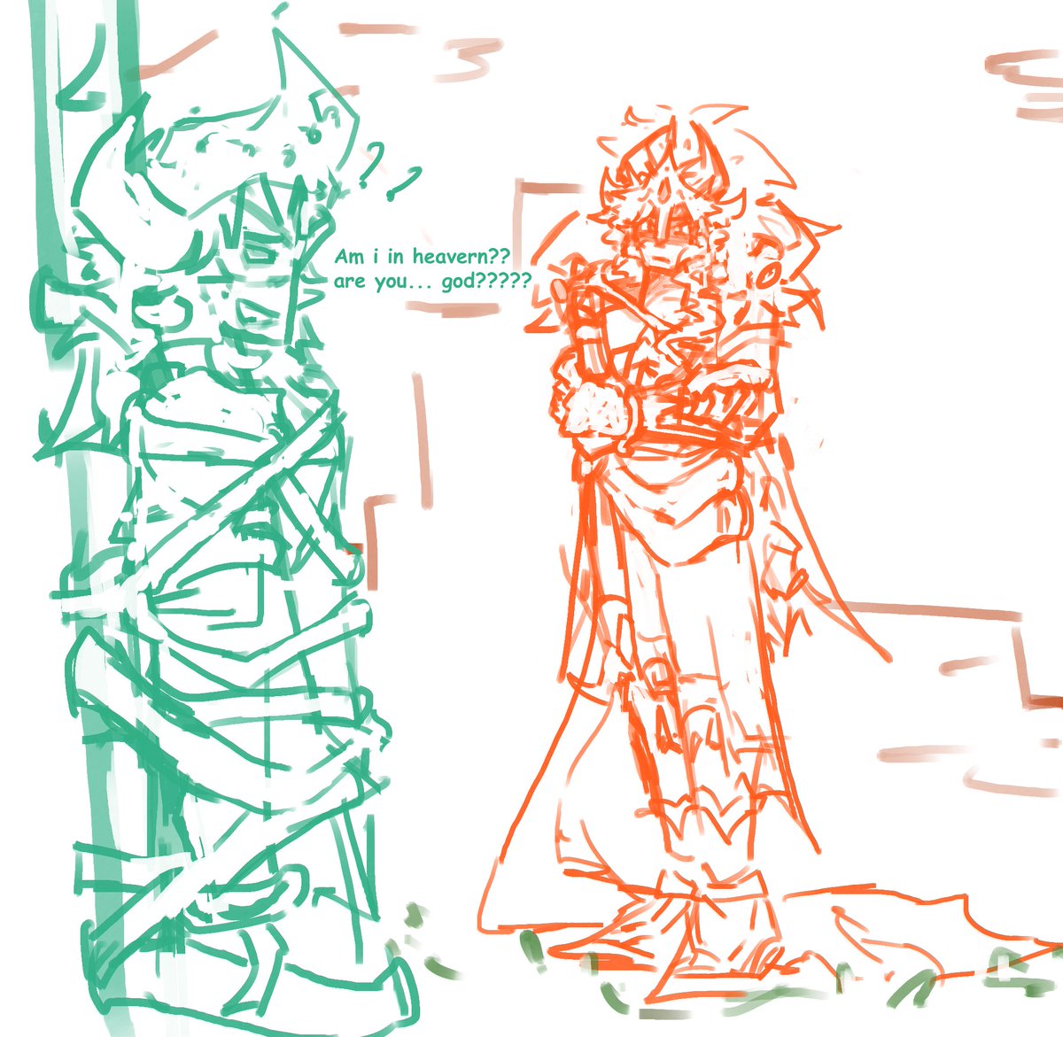 SWORDMASTER6769's tweet image. slowly drawing again,
take my #swocket slop !