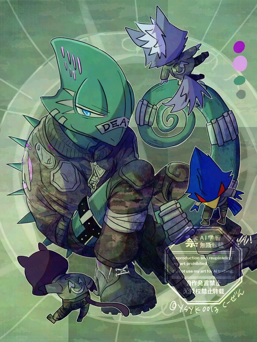 ysyk0013's tweet image. 練習🦎さん