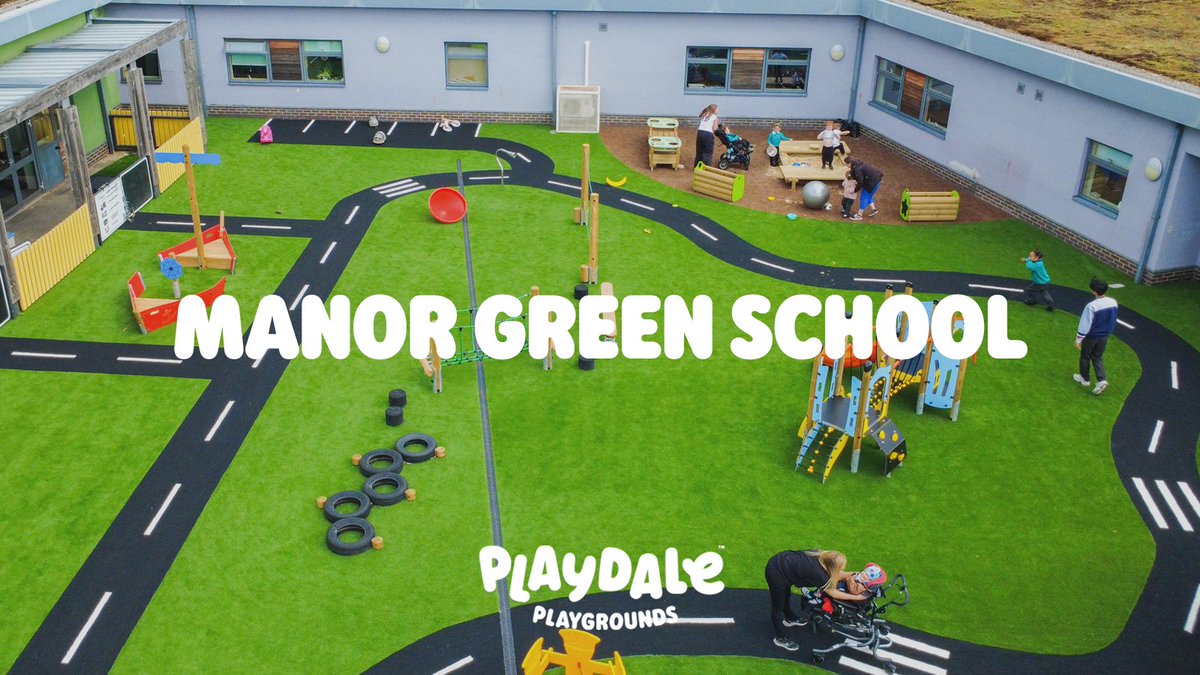 Playdale's tweet image. Manor Green School needed a playground that brought together educational, imaginative, physical, &amp;amp; #SensoryPlay into one connected space. A place where every pupil can #play, learn &amp;amp; belong. So, that’s exactly what we built🤸 Read the full case study➡️bit.ly/49c5XUu