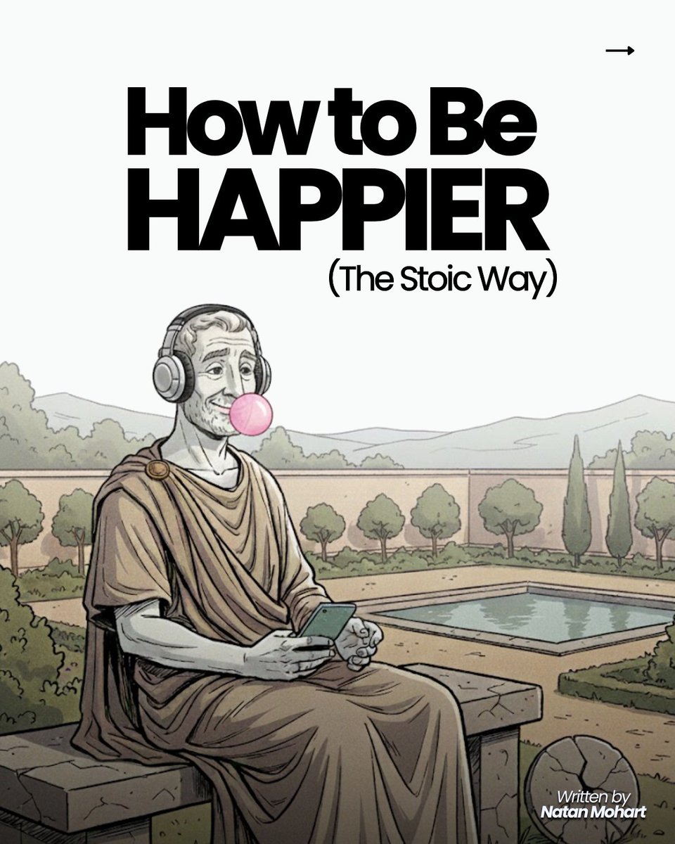 Gentle_masc's tweet image. The Stoic Way to be Happier and Productive:

(Bookmark this)