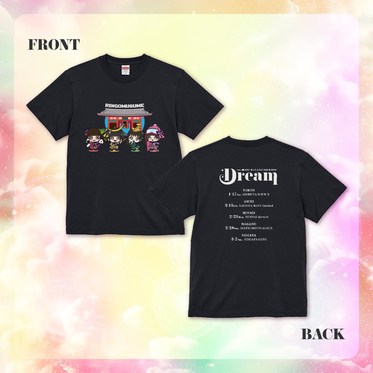 NEW GOODS📢 #りんご娘 ONE-MAN LIVE TOUR 2026 “Dream”の新グッズが