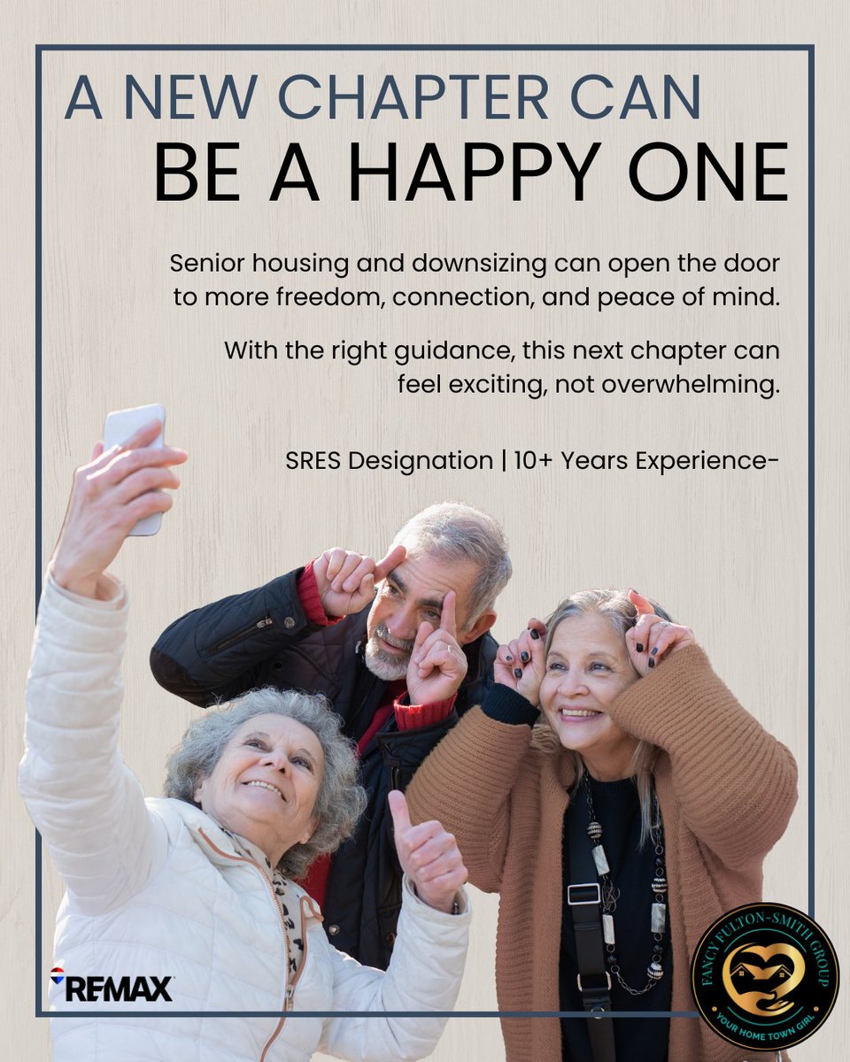 fancyfulton's tweet image. Senior housing and downsizing don’t have to feel heavy. 

Stay Consistent. Stay Faithful. Stay Fancy ❤️
#SeniorLiving #FancySellsHomes #SouthernIndianaRealtor #DownsizingWithCare #SRES