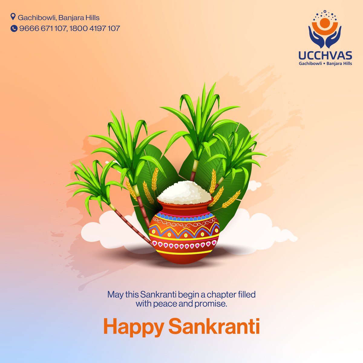 Let this festive season give you strength and resilience to encounter struggles and keep fighting ahead. Happy Sankranti!

#Ucchvas #TransitionalCare #RestoringHope #festival #MakaraSankranti