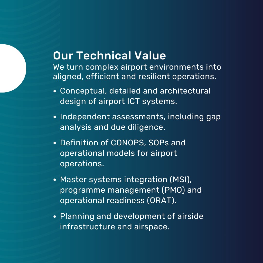 AirportGurus's tweet photo. What makes Airport Gurus different? ✈️
We connect Business, Operations and IT to help airports operate smarter.

👉 Learn more at https://t.co/0O7xQnh98O https://t.co/YwTR6kaFwo
