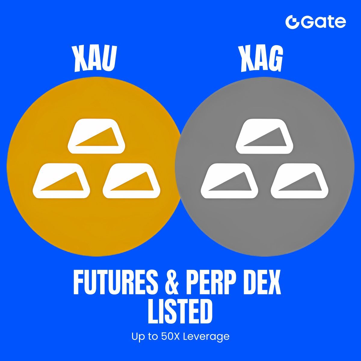 Gate's tweet image. $XAU / $XAG Perpetual Futures Now Live on Gate

🔹 Trading Pair: $XAU / $USDT
Futures Trading: gate.com/futures/USDT/X…
Perp DEX Trading: web3.gate.com/perps?settle=U…

🔹 Trading Pair: $XAG / $USDT
Futures Trading: gate.com/futures/USDT/X…
Perp DEX Trading: web3.gate.com/perps?settle=U…

More…