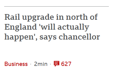 my "this rail upgrade will actually happen" t-shirt is prompting a lot of questions already answered by the shirt