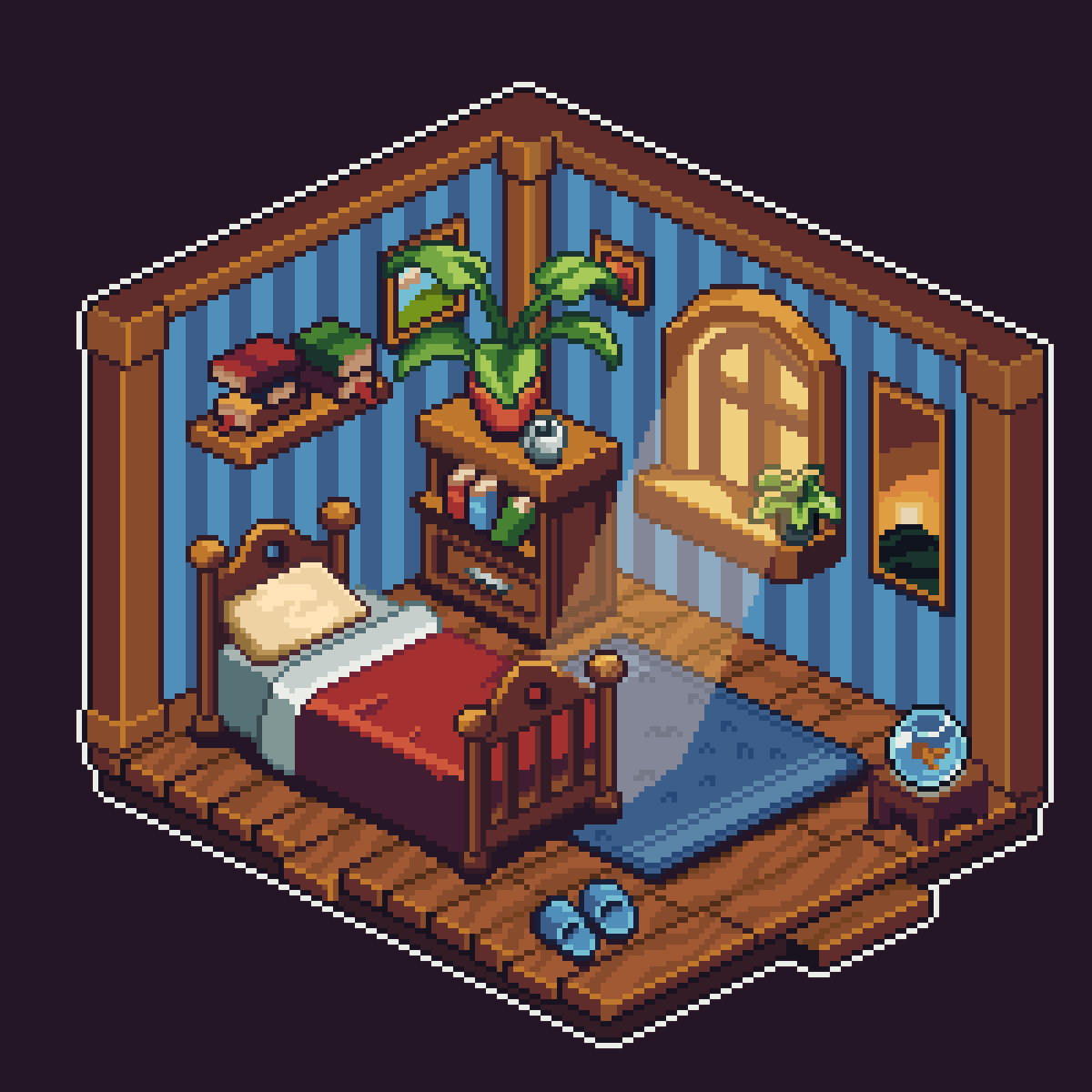 Bufkin Pixel Art tweet media