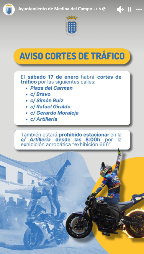 #Motauros 🏍️, junto con el Motoclub la Trazada, llegará a #MedinadelCampo el sábado 17 de enero, a las 11:30 h. Bienvenidos😍
➕Información en los carteles 🔻
#motos #moteros #concentracionmotera #motauros2025 #motoclublatrazada #Tordesillas