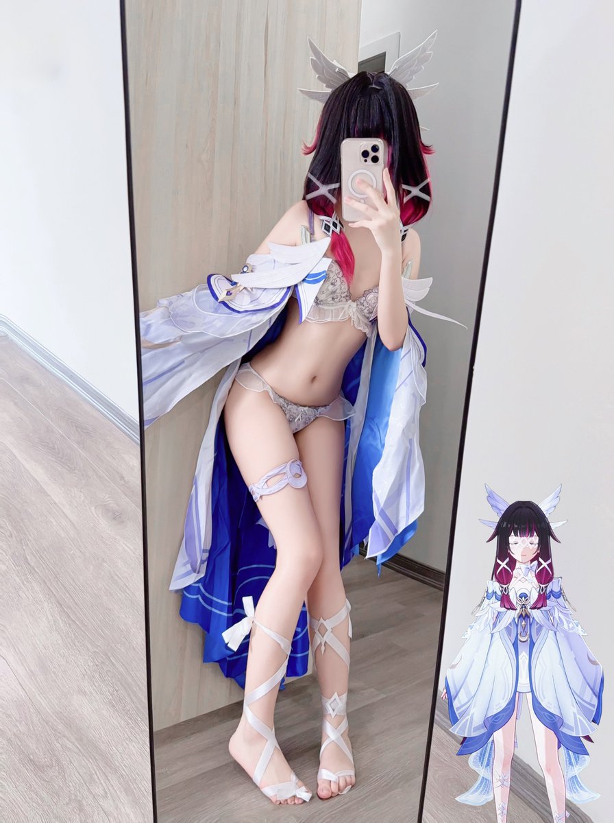 Kuukow002's tweet image. my columbina cosplay 🌙