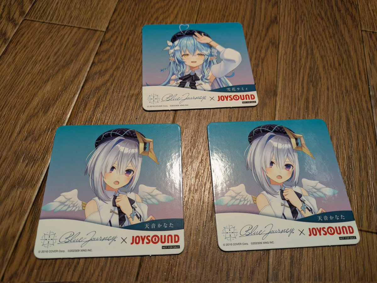 懐かしのBJのコースターも出てきた。 そういえばこの時予算的に3つまで