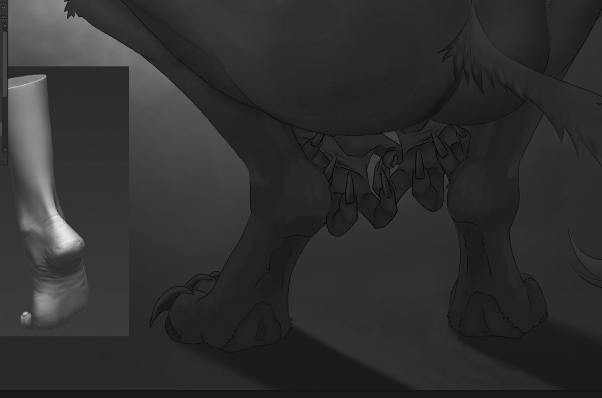 NastyaTumblr's tweet photo. The work process
I'm drawing art for a wolf that no one bought, so I've kept it for now x)

#digitalart #sketch #wip https://t.co/ut9Vdihv2H