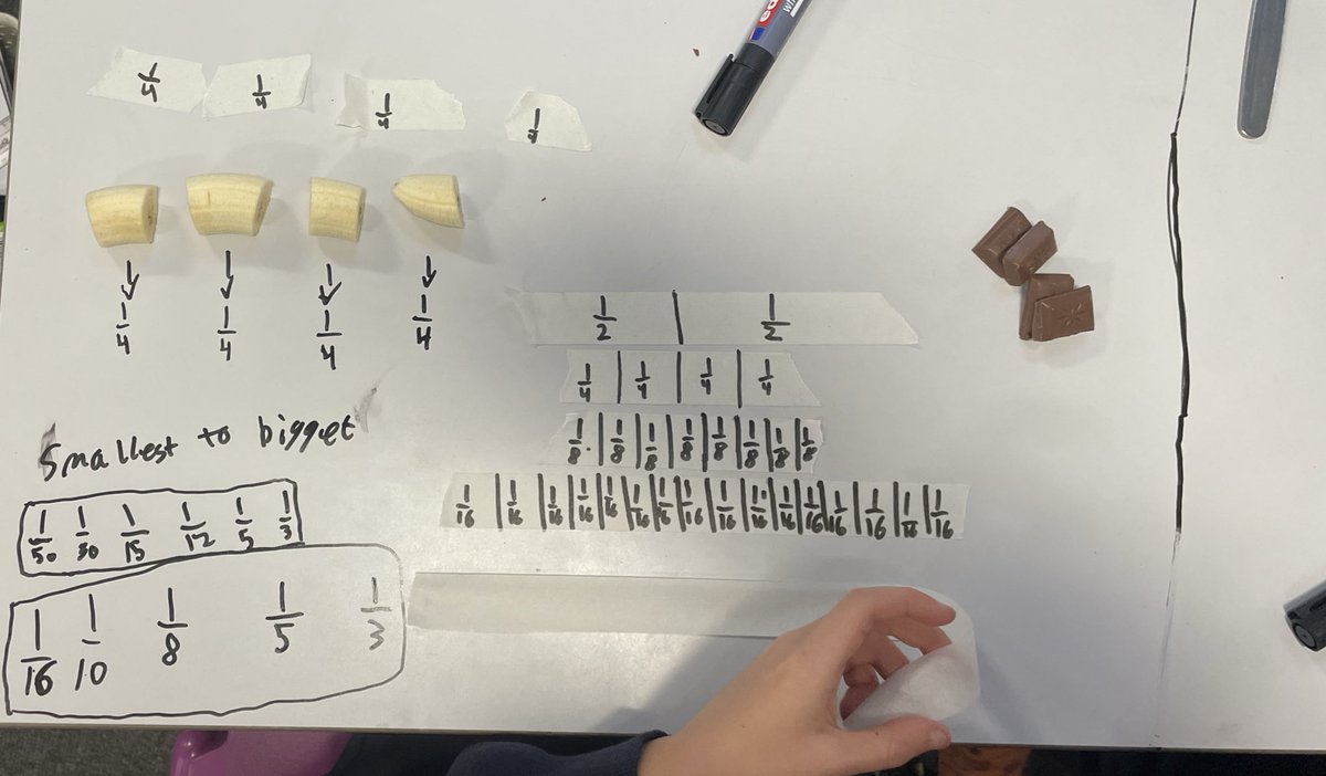 🍌 🍫 Fractions you can eat! 🍌 🍫
Class 3 have been getting hands-on with by using different foods to explore fractions! 
By cutting, sharing and comparing real items, the children could see, touch and understand how fractions work – learning has never been so tasty!
