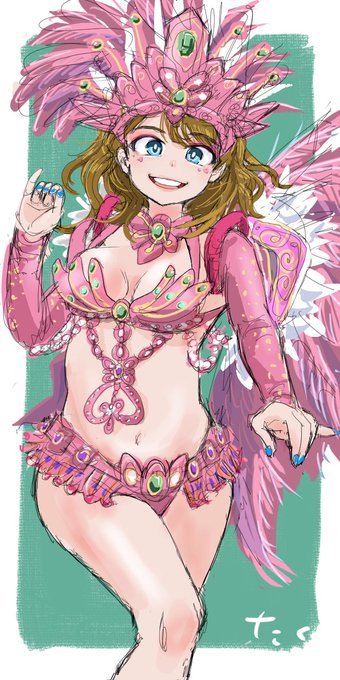 サンバガール73💃🏻完成    
#イラスト #illustration 