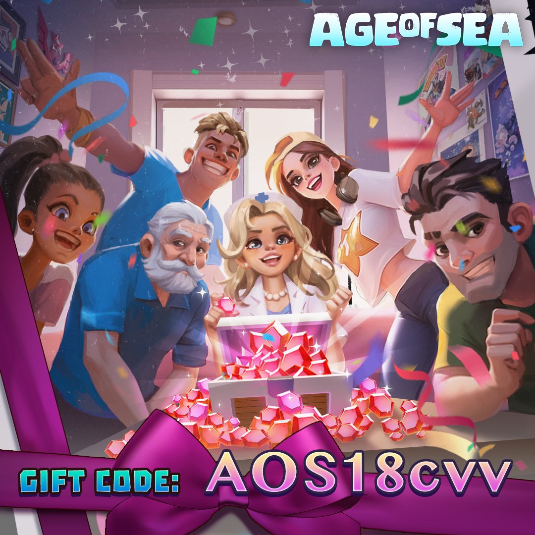 Age_Of_Sea's tweet photo. ℝ𝕖𝕕𝕖𝕖𝕞 ℂ𝕠𝕕𝕖
Your regular supply drop is locked and loaded!  ✨Don’t miss out on our latest bounty:
🎁𝗔𝗢𝗦𝟭𝟴𝗰𝘃𝘃🎁

𝙃𝙤𝙬 𝙩𝙤 𝘾𝙡𝙖𝙞𝙢:
Personal Info→ Settings→ Redeem Code

Happy sailing, and may fortune favor the bold! 🌊

#AgeofSea #AOS #freecode #Giftcode https://t.co/8LsLRcnFji
