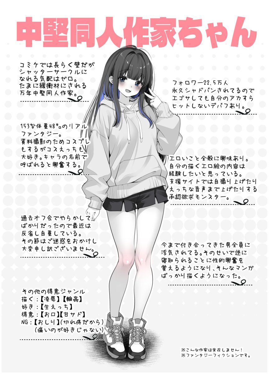 同人作家ちゃんはじめての本…🥺
ダウンロード版が販売開始したよ～✨
うっかりやさんで可愛いところ、
電子版でも余すところなく見てって♡

【こんにちは!わたし、中堅同人作家です♡】
FANZA : https://t.co/CbQNZtxvsW 