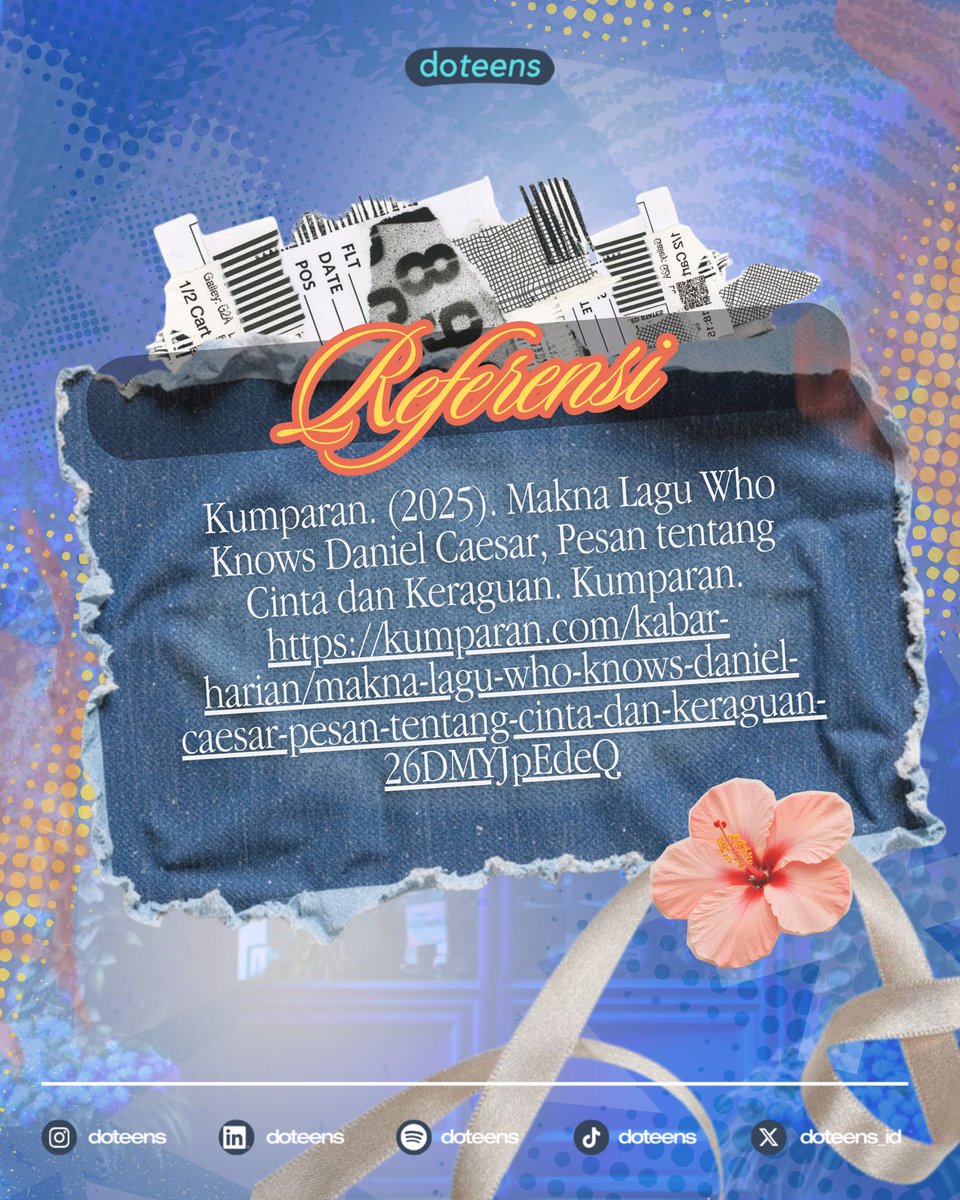 doteens_id's tweet photo. TeenZies relate dengan lagu ini? Kalau iya, MinZies doain biar kalian bisa sembuh, deh 😭

Info menarik lainnya TeenZies bisa temukan di @doteens_id 👀‼️ https://t.co/jU6DCNHyXV