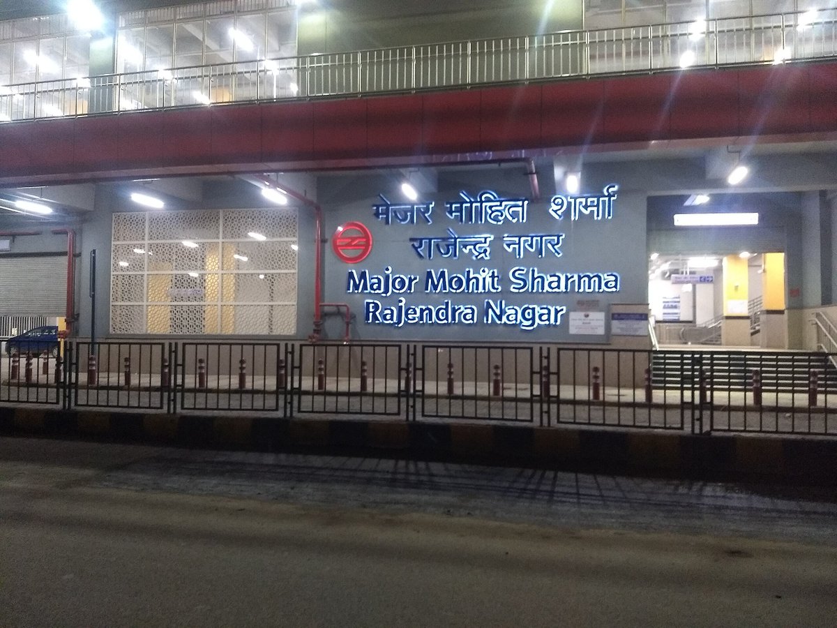 OtakuProcess's tweet image. Guy has a Delhi Metro station named after him