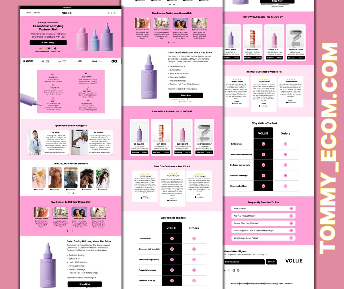 Tommytech123's tweet photo. Just wrapped a bold new landing page in Figma for an ecommerce homepage.

Clean layout, strong visuals, and built to convert.

#FigmaDesign #UIDesign #WebDesign #EcommerceDesign #BuildInPublic #DesignToConvert https://t.co/WDr6sO5UdK