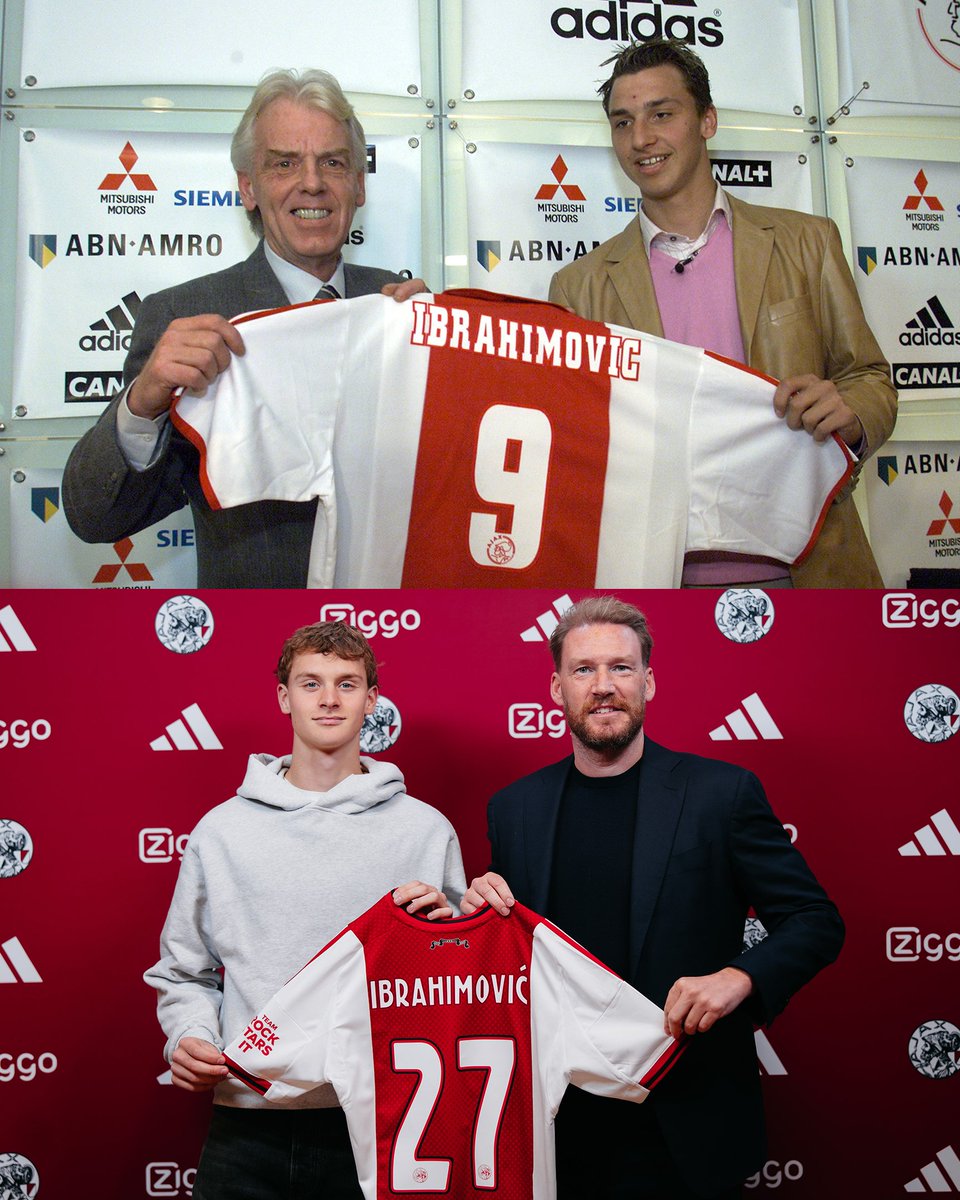 アヤックスの時の背ネームズラタンじゃなかったっけ？と思って調べたら