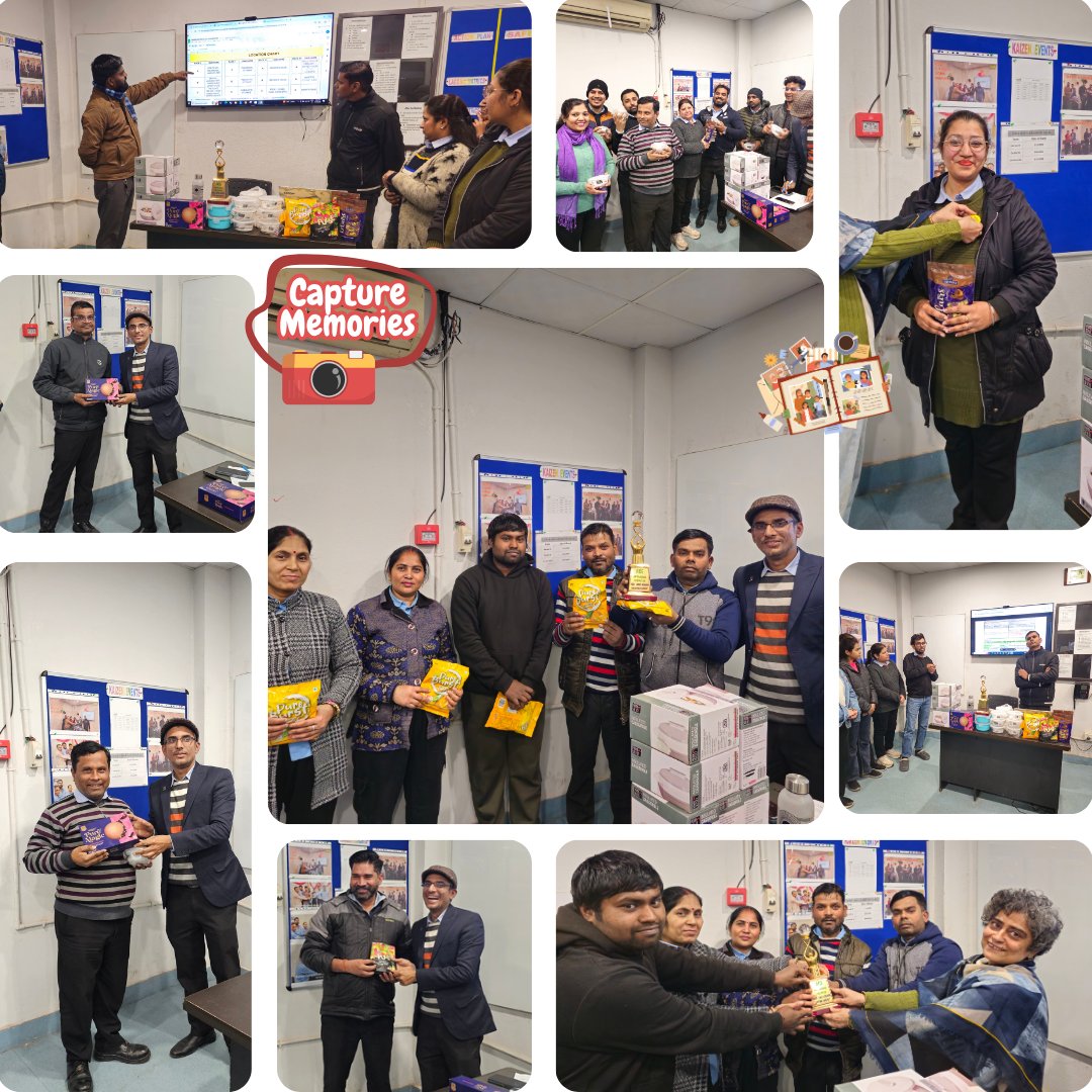 Continuation of 𝐊𝐚𝐢𝐳𝐞𝐧 𝐈𝐝𝐞𝐚𝐬 Culture in our organization to 𝐢𝐧𝐜𝐫𝐞𝐚𝐬𝐞 𝐩𝐫𝐨𝐟𝐢𝐭𝐚𝐛𝐢𝐥𝐢𝐭𝐲 &amp; 𝐬𝐮𝐬𝐭𝐚𝐢𝐧𝐚𝐛𝐢𝐥𝐢𝐭𝐲 with new 𝐢𝐧𝐧𝐨𝐯𝐚𝐭𝐢𝐨𝐧𝐬 𝐢𝐝𝐞𝐚𝐬. We are happy to share a few glimpses of our 𝟓𝐭𝐡 𝐊𝐚𝐢𝐳𝐞𝐧 𝐄𝐯𝐞𝐧𝐭, 

#kaizen