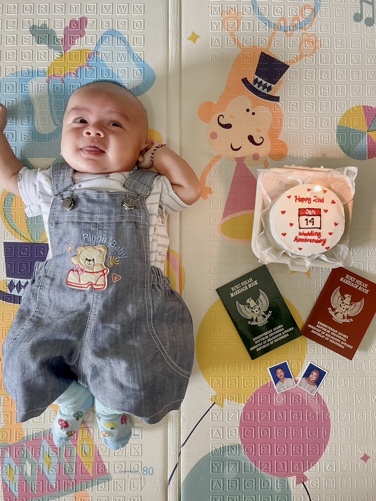 Kado terindah wedding anniv taun ini😇

#Allahummabarik