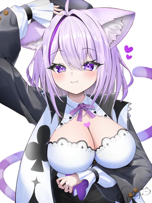 チェシャ猫衣装デザインが珍しくてかわいい #絵かゆ