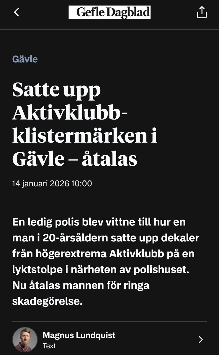 Det är jättebra det blir konsekvens för skadegörelse, jag måste dock missat nyheten att det åtalat även den vänsterpropaganda som klistras upp betydligt oftare o bredare än detta. 🤔 Men d kanske är skillnad på extremism o extremism 🤷‍♂️