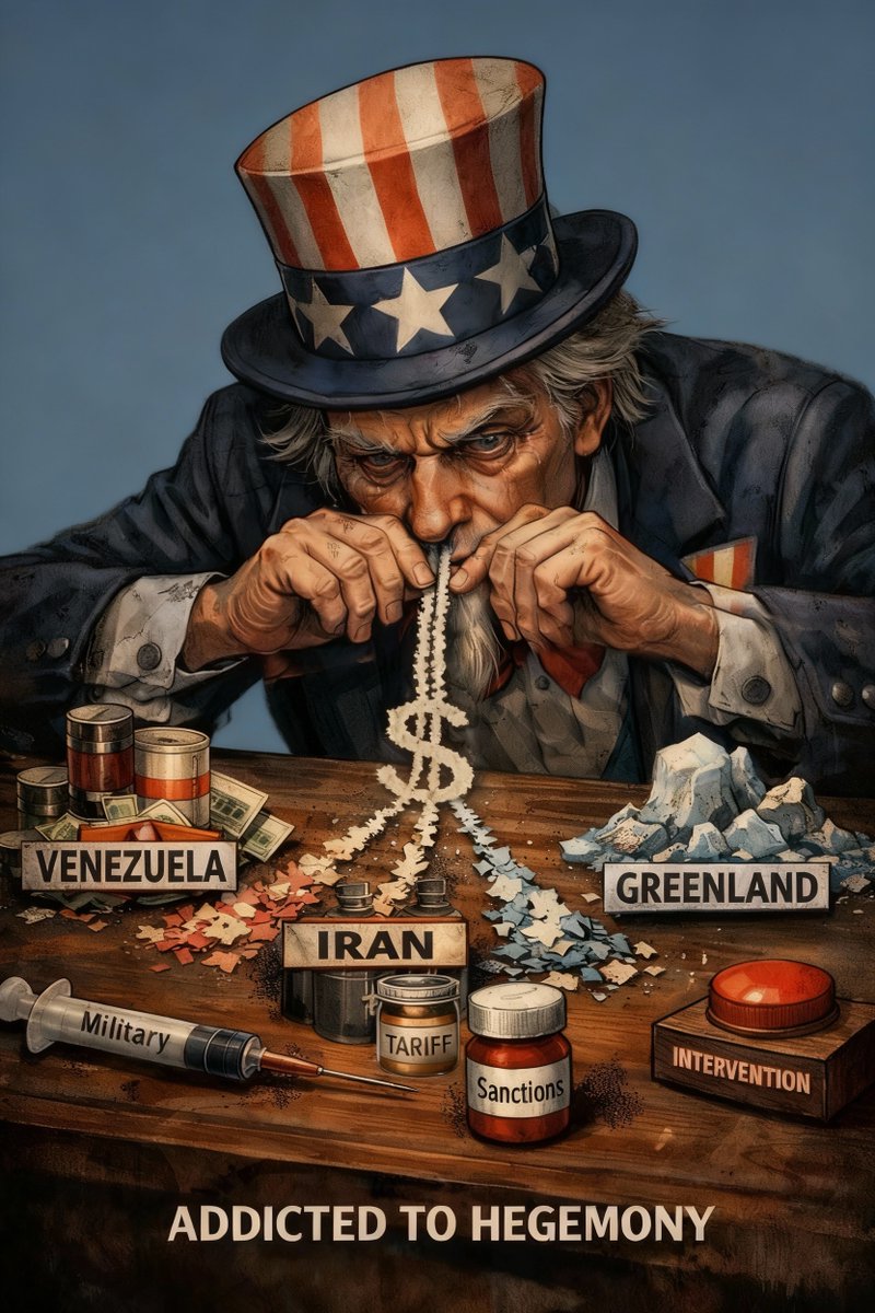 XHNews's tweet photo. Getting High on #Hegemony
#US #Venezuela #Iran #Greenland #Imperialism https://t.co/jbejc0utUL