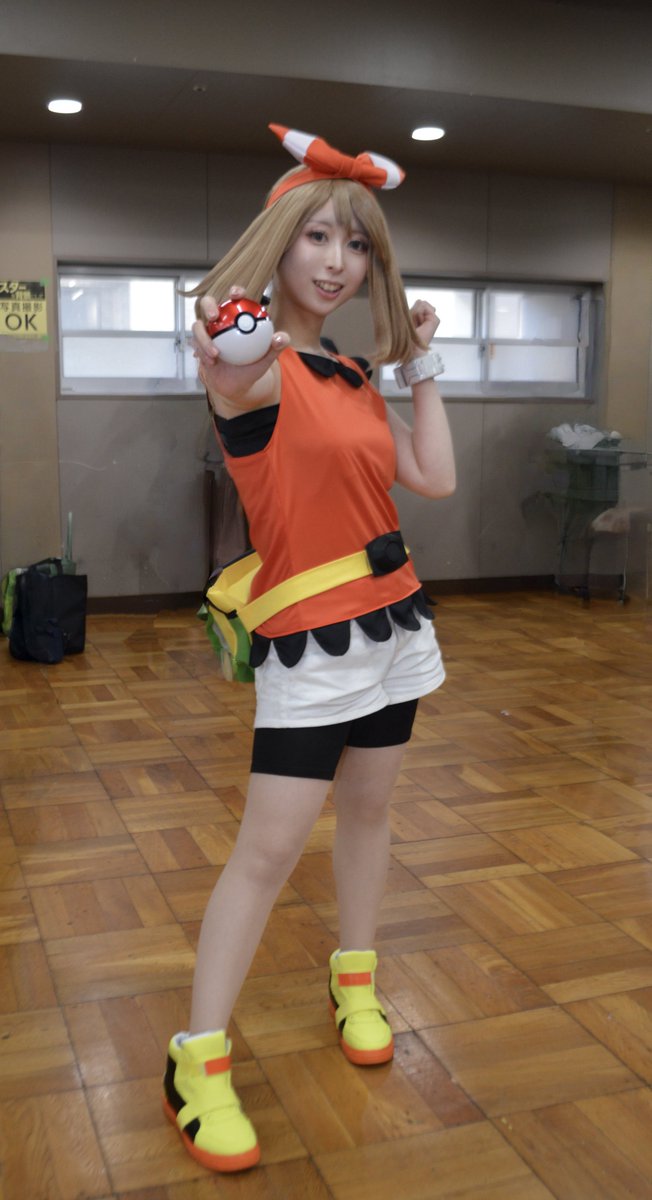 【 コスプレ cosplay 】pkmn
アチャモと一緒にハルカちゃん撮っていただきました！！
ありがとうございました🙏🙏✨✨

📸：しゅのこさん(<a href="/shunoko_SAO_cos/">しゅのこ@ダクで併せ募集中 チャ!32</a> )