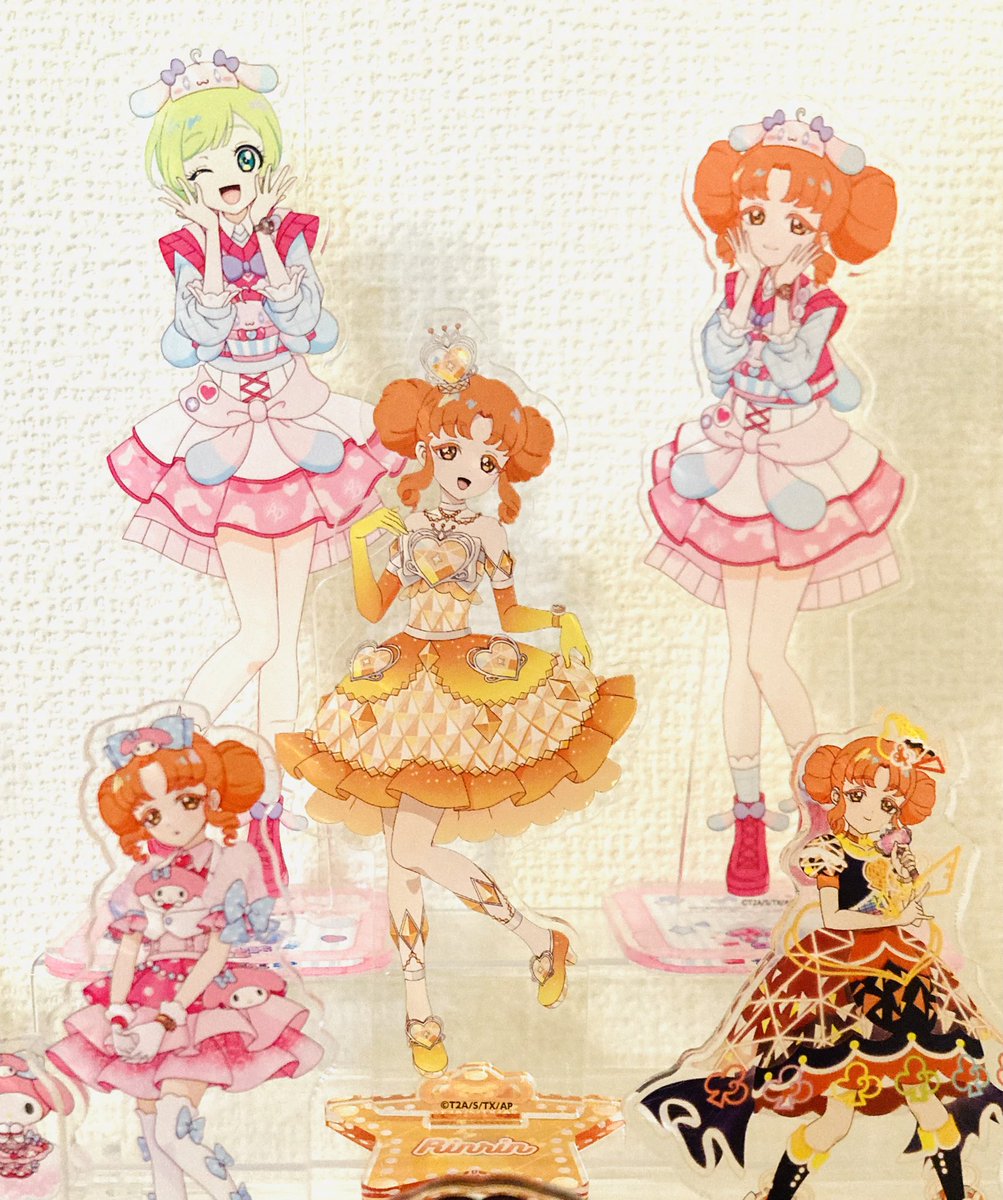 アイプリDMMスクラッチのリンリンアクスタ可愛すぎて〜😂😂😂