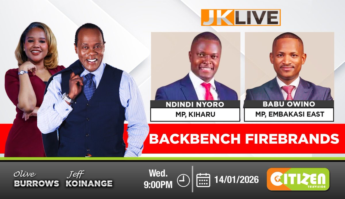 NdindiNyoro's tweet image. Karibu sana leo jioni hapa JKL - Citizen TV.

We are African and Africa is our Business..