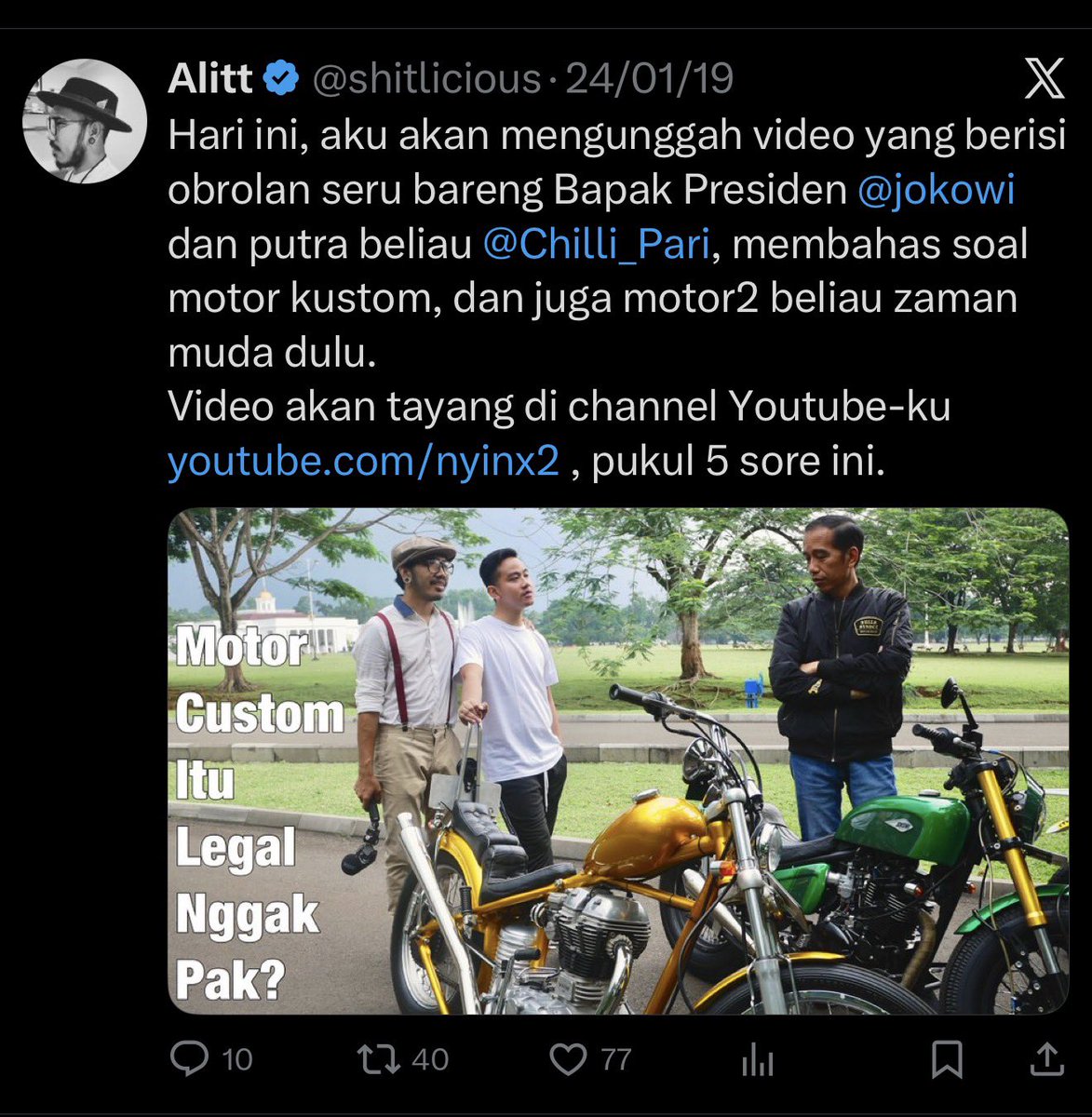<a href="/shitlicious/">Alitt</a> <a href="/ecommurz/">Elon Murz | SVP of Meme Engineering</a> Bapak ini yang membiarkan keserakahan itu terjadi !!