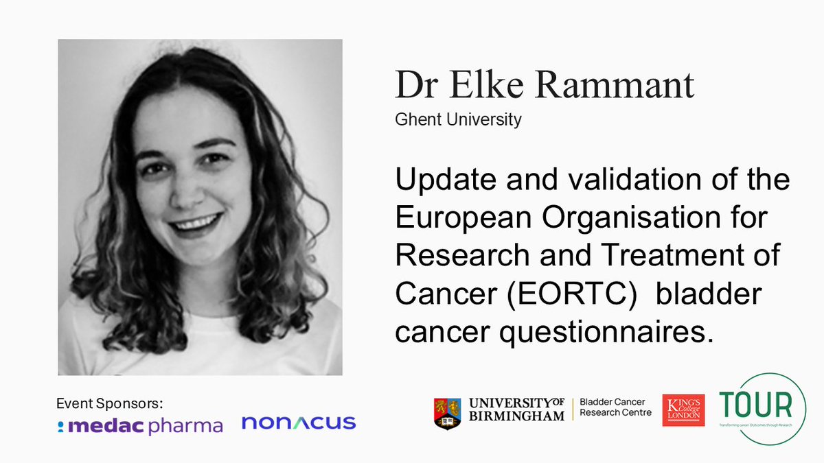 UoBmedicalsci's tweet image. 📣 We're excited to announce more speakers for the 8th Bladder Cancer Translational Research Meeting!

Join @unibirmingham's Bladder Cancer Research Centre and @KingsCollegeLon &amp;amp; Guy's Hospital TOUR team.

Register for early bird tickets by 31 Jan: kcl.ac.uk/events/8th-bla…