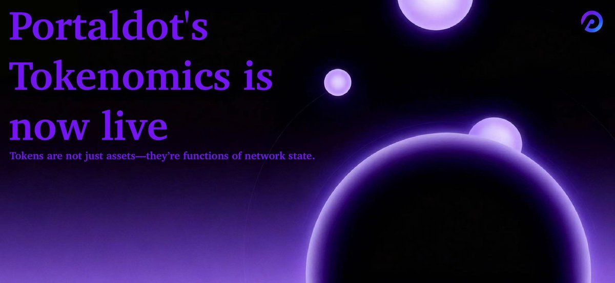 Tokens are not just assets—they’re functions of network state.
Portaldot's Tokenomics is now live. 🔋

Explore the transparent allocation for long-term growth ⬇️ 
portaldot-network.gitbook.io/portaldot-netw…