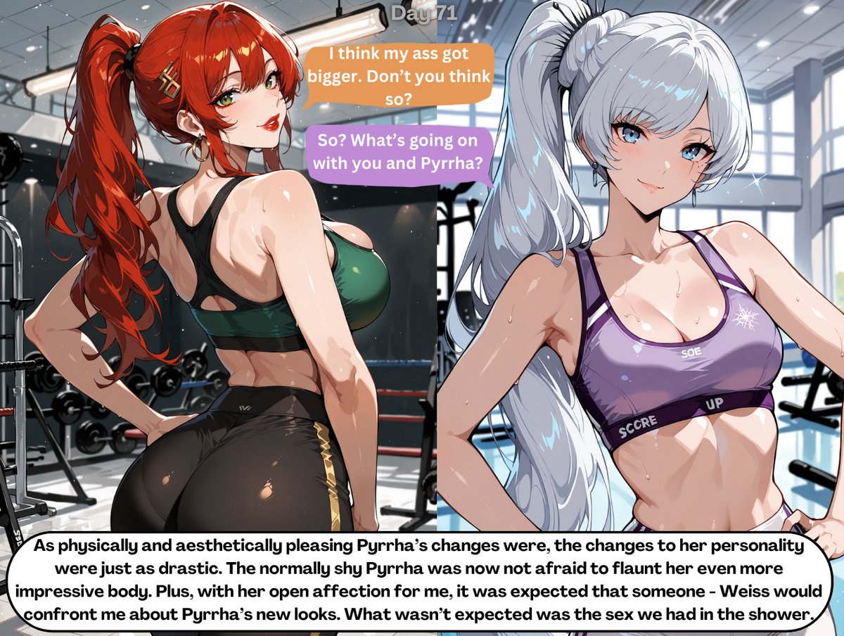 LFoxComics's tweet photo. RWBY Huntress Harem (Chapter 1)

SFW - https://t.co/tS5vDQQFRF   

 For NSFW Version support me on Patreon- https://t.co/fPTXGn2sC6 

#ai #animegirl #bigboobs #breastexpansion #corruption #f2f #bimbofication #tfsequence #RWBY #pyrrhanikos #WeissSchnee https://t.co/EmvWGsSjN0