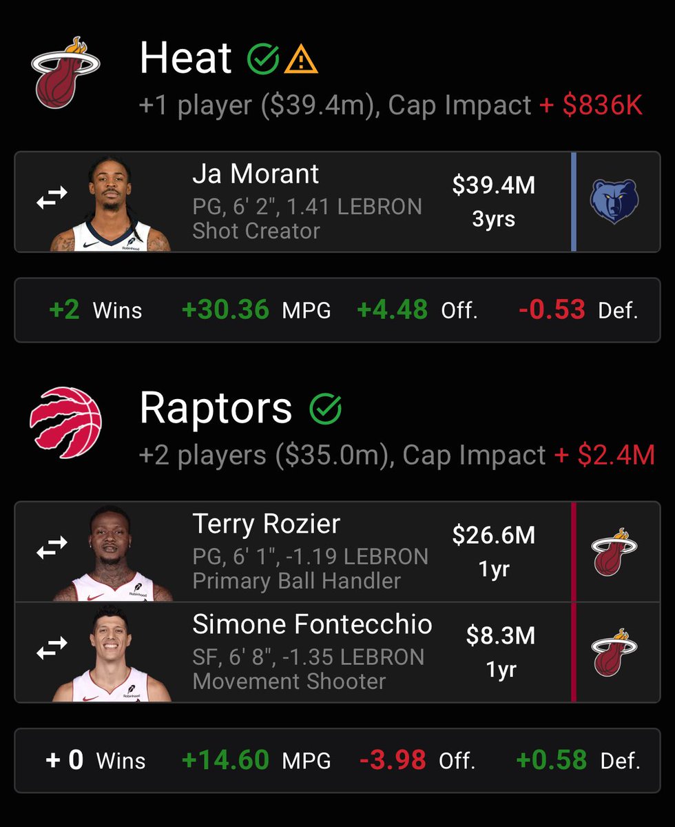 NBA Mock Trades tweet media