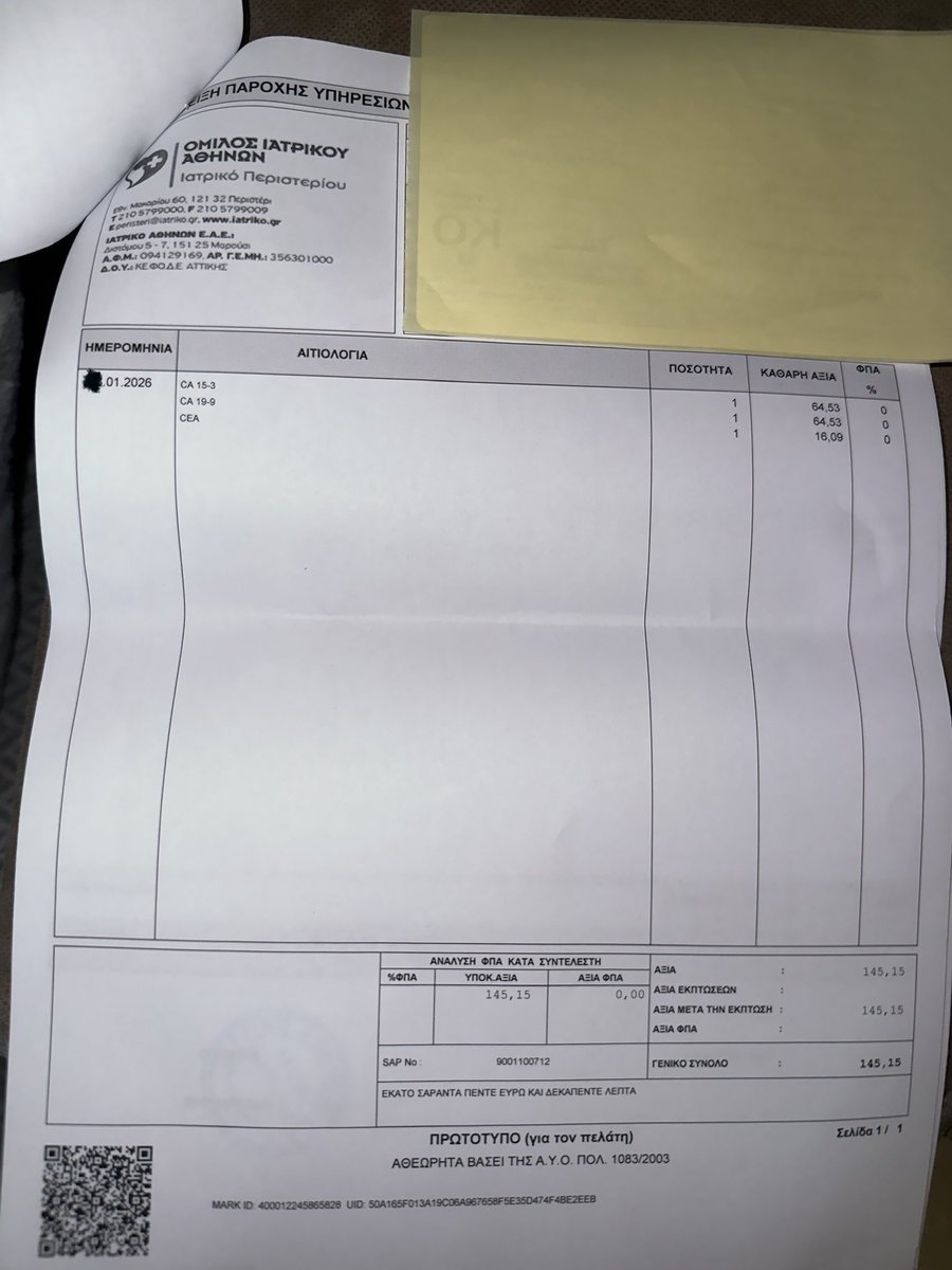 upc_familia's tweet image. Καρκινικοί δείκτες… δεν συνταγογραφούνται πλέον… 

Μπράβο @AdonisGeorgiadi 

✋🏼🤚🏼