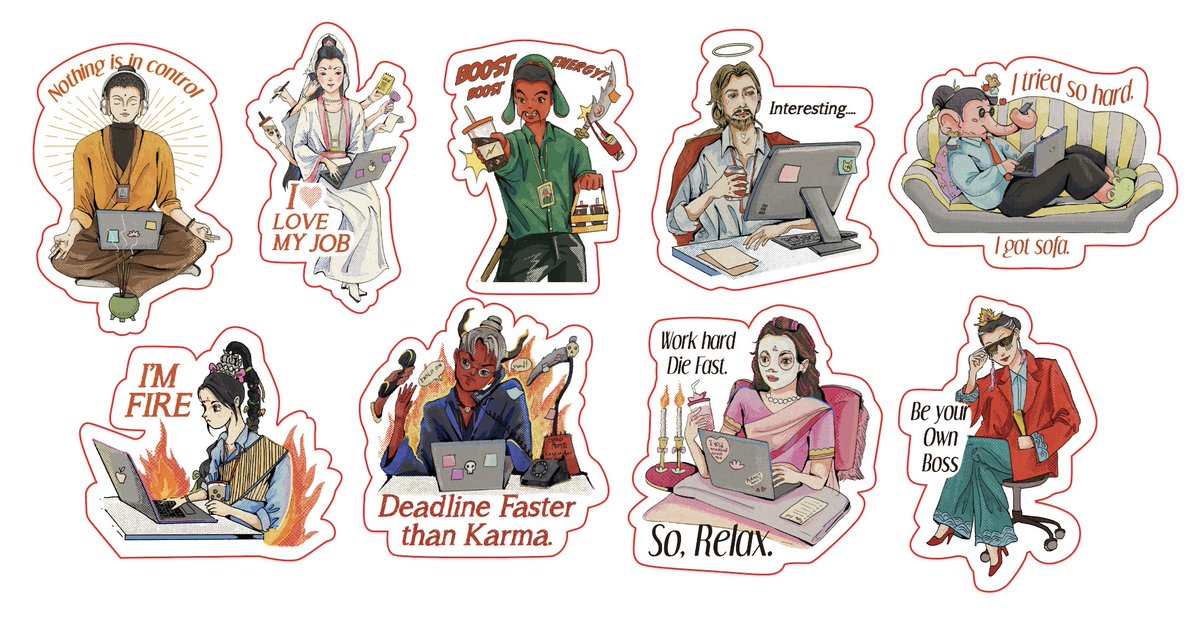 _Bomfha's tweet image. มาแจ้งข่าวว่าไม่ผ่าน approve นะคะด้วยกฏด้านศาสนา พยามแก้มา2รอบแล้ว คิดว่าถ้าเปลี่ยนคาเรคเตอร์มันไม่โดนใจเราละ เลยไม่แก้แล้ว 55555 แต่ๆ ทำเป็นสติ้กเกอร์เซตเเทนแหละค่ะ และมีแบบแยกชิ้นด้วย สั่งพิมพ์เเล้วว ฝากด้วยน้า😆🌟