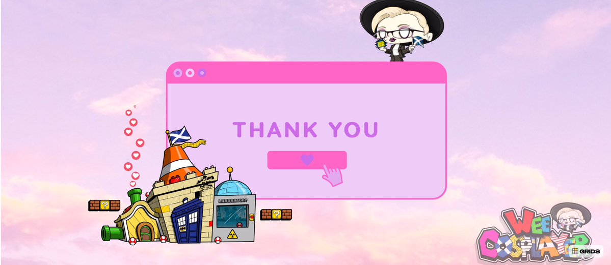 WeeCosplayer's tweet image. “I'm kinda buzzed and it's all because, (This is how we do it), Wee Fans does it like nobody does, (This is how we do it)”

Thank you to everyone who has supported me. It really does mean a lot.

🎨 Logo, Manor &amp;amp; Chilbis By @thedandytigerart 

#cosplay #kofi #thankyou #weefans