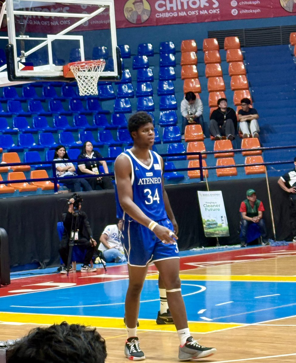 Have the Blue Eagles found their FSA (Future Superstar Atenean) in 6 foot 10 Jude Eriobu? 😤

2 games.

50 points.
20/23 FG (missed only 3 shots?!)
28 rebounds
5 steals
9 blocks.
2 W’s.