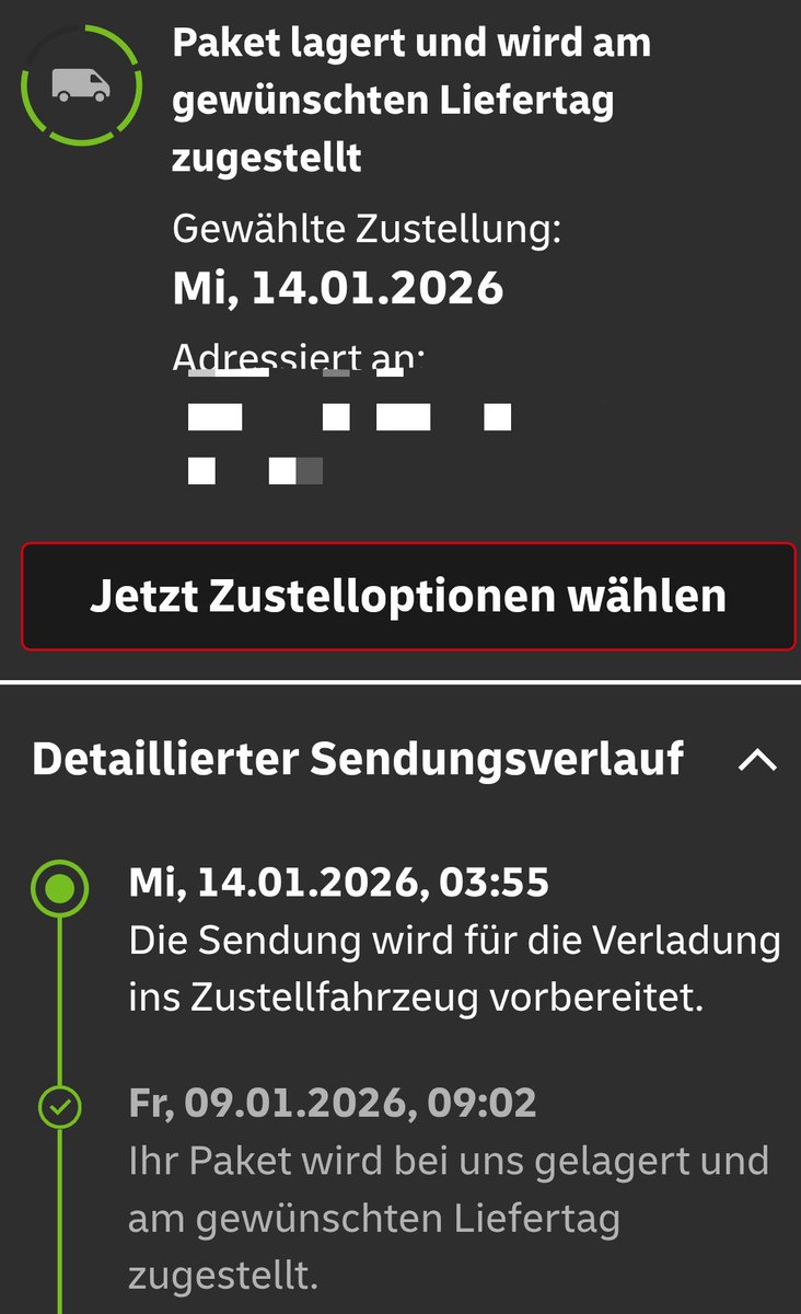 wuetenderNager's tweet photo. Ich denke, das hat sich dann heute erledigt. Warum soll auch 1x was funktionieren bei @DHLPaket...? https://t.co/2KPFeCAIsr