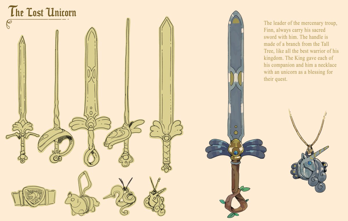 gegevaudan's tweet image. The Lost Unicorn || The hero's loyal companions