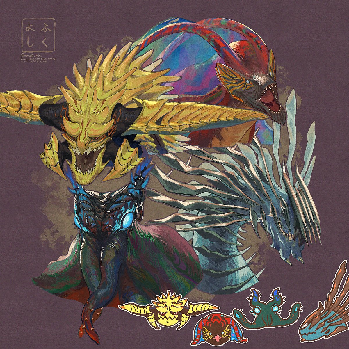 orcc8r_mh's tweet image. 顔だけ描きたかったやつ